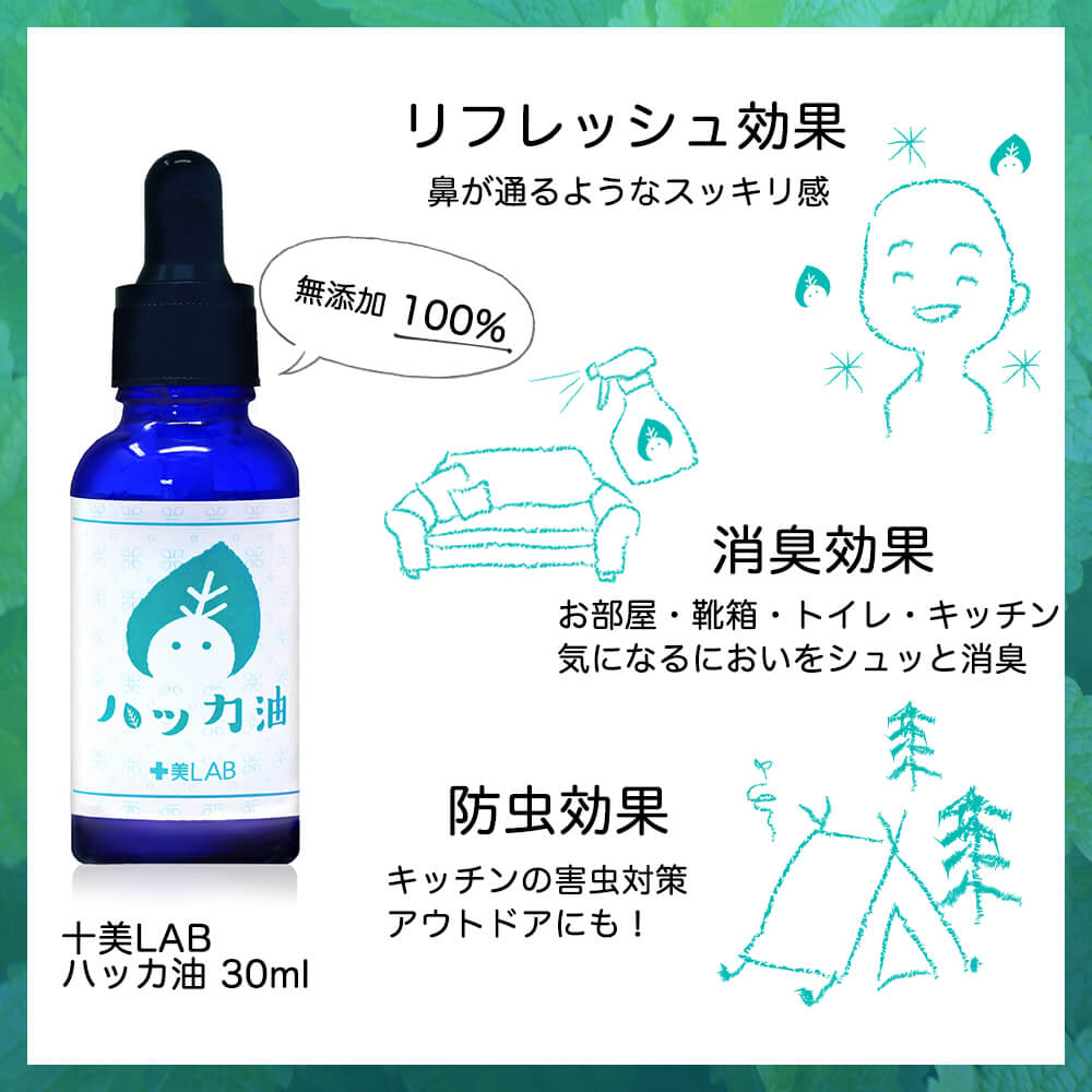 公式 ツーウェイワールド オンラインストア 十美lab ハッカ油 30ml