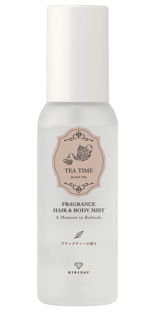 BIBIDAY TEA TIME ヘア＆ボディミスト ブラックティーの香り
