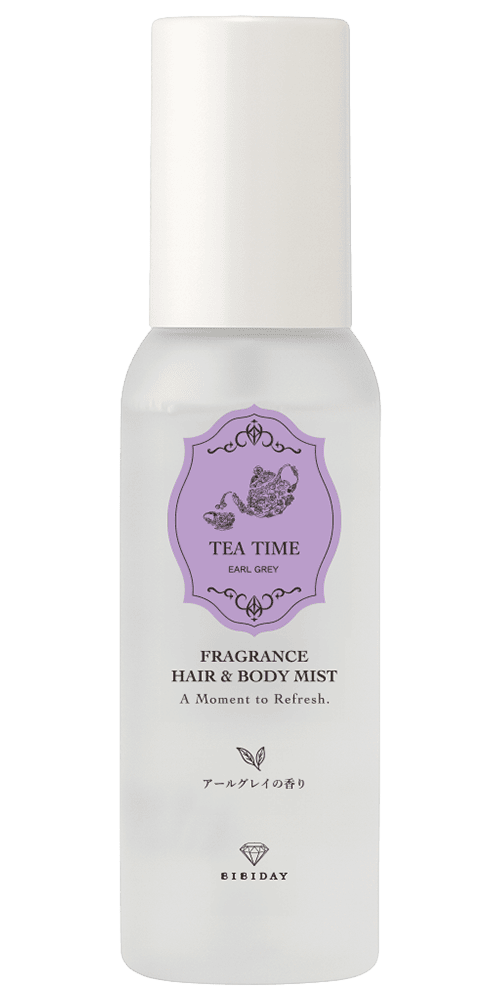BIBIDAY TEA TIME ヘア＆ボディミスト アールグレイの香り