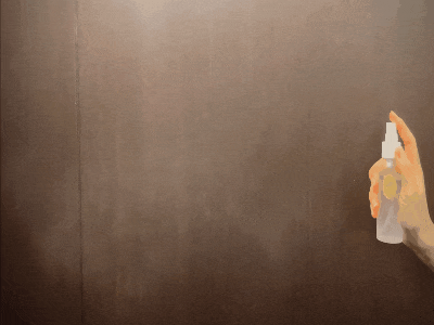 超微細ミストがふんわり広がっている様子がわかるGIF画像